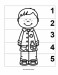 10 Community Helpers Number Sequence 1-5 Preschool Math B&W Picture Puzzles PDF Digital Download (2)